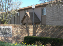 brick apartment complex